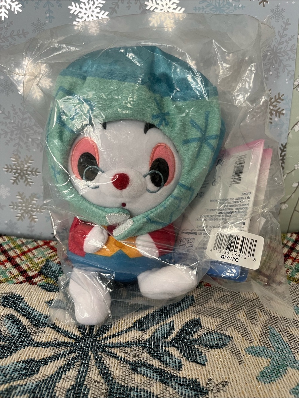 Disney Mini Mixits Thumper Plush - Pink and Blue and White